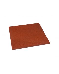 Red 25mm RubberLok Play-Safe Tile (500mm x 500mm) Red