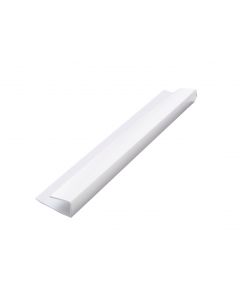 White PVC 1 Part Edge Trim for 10mm Panels White