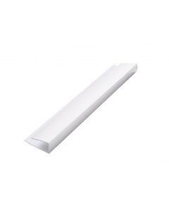 White PVC 1 Part Edge Trim for 7mm-8mm Panels White