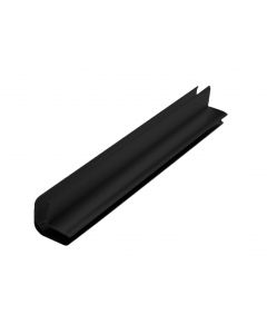 Black PVC 2 Part External Corner for 8mm-10mm Panels Black