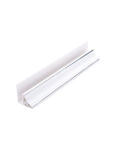 Chrome PVC 2 Part Wall/Ceiling Cove for 8mm Panels Chrome