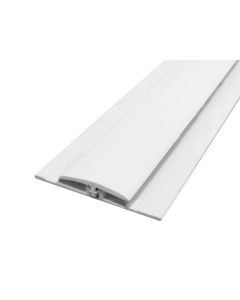 White 2 Part Joint Trim for Hygienic Sheets (2.4m) White