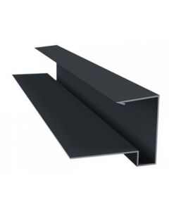 55mm Tile Dry Verge System Aluminium Black