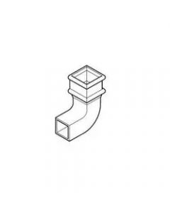 3" x 3" Cast Aluminium Square Downpipe Bends - Front/Back 135 Degree without Ears