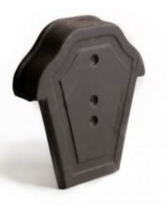 Double Ogee End Socketed Piece Slate 809 Black
