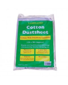 Laminated Dust Sheet 12x9ft Cream