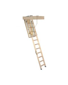 Wooden Airtight Loft Ladder with an Extreme Insulation