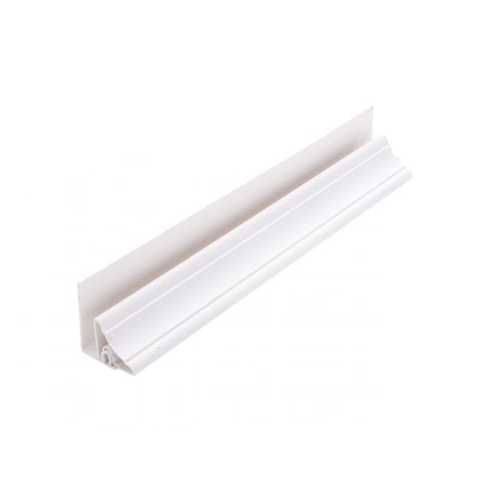 White PVC 2 Part Wall/Ceiling Cove for 8mm Panels White